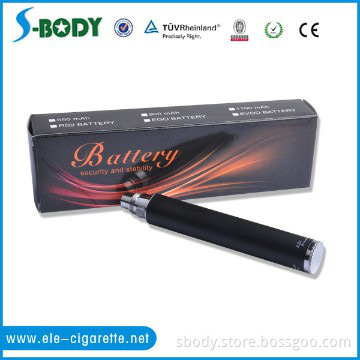 S-body ego battery voltage variable vv e cigarette 1300mah
